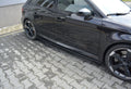Maxton Design Sport Street+ Seitenschweller Leisten passend für V.1 passend für Audi RS3 8V FL Sportback