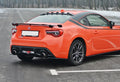 Maxton Design Heck Ansatz Flaps Diffusor V.1 passend für Toyota GT86 Facelift schwarz Hochglanz