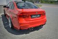 Maxton Design Heck Ansatz Flaps Diffusor passend für BMW M3 F80 schwarz Hochglanz