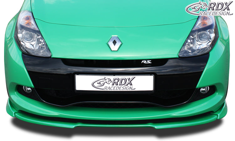 RDX Frontspoilerlippe VARIO-X für RENAULT Clio 3 RS Phase 2 Frontlippe Front Ansatz Vorne Spoilerlippe