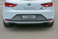 Maxton Design Diffusor Heck Ansatz passend für Seat Leon III Cupra schwarz Hochglanz
