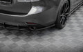 Maxton Design Heck Ansatz Flaps Diffusor passend für Mazda 6 Kombi Mk3 Facelift schwarz Hochglanz