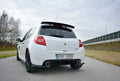 Maxton Design Heck Ansatz Flaps Diffusor passend für RENAULT CLIO MK3 RS FACELIFT schwarz Hochglanz