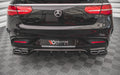 Maxton Design Heck Ansatz Flaps Diffusor V.2 passend für Mercedes-Benz GLE Coupe 63 AMG C292 schwarz Hochglanz