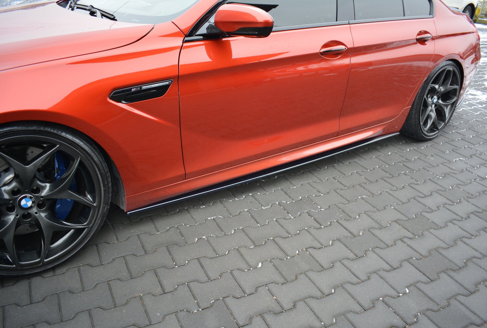 Maxton Design Street+ Seitenschweller Leisten passend für BMW M6 GRAN COUPÉ schwarz Hochglanz