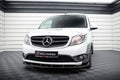 Maxton Design Street+ Spoilerlippe Front Ansatz passend für Mercedes-Benz Citan W415 schwarz Hochglanz