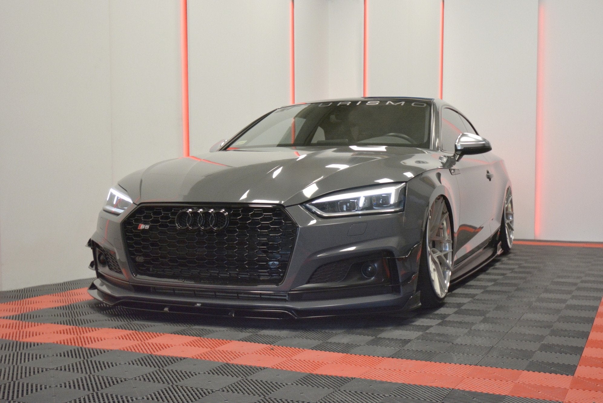Maxton Design Street+ Spoilerlippe Front Ansatz passend für Audi S5 / A5 S-Line F5 Coupe / Sportback