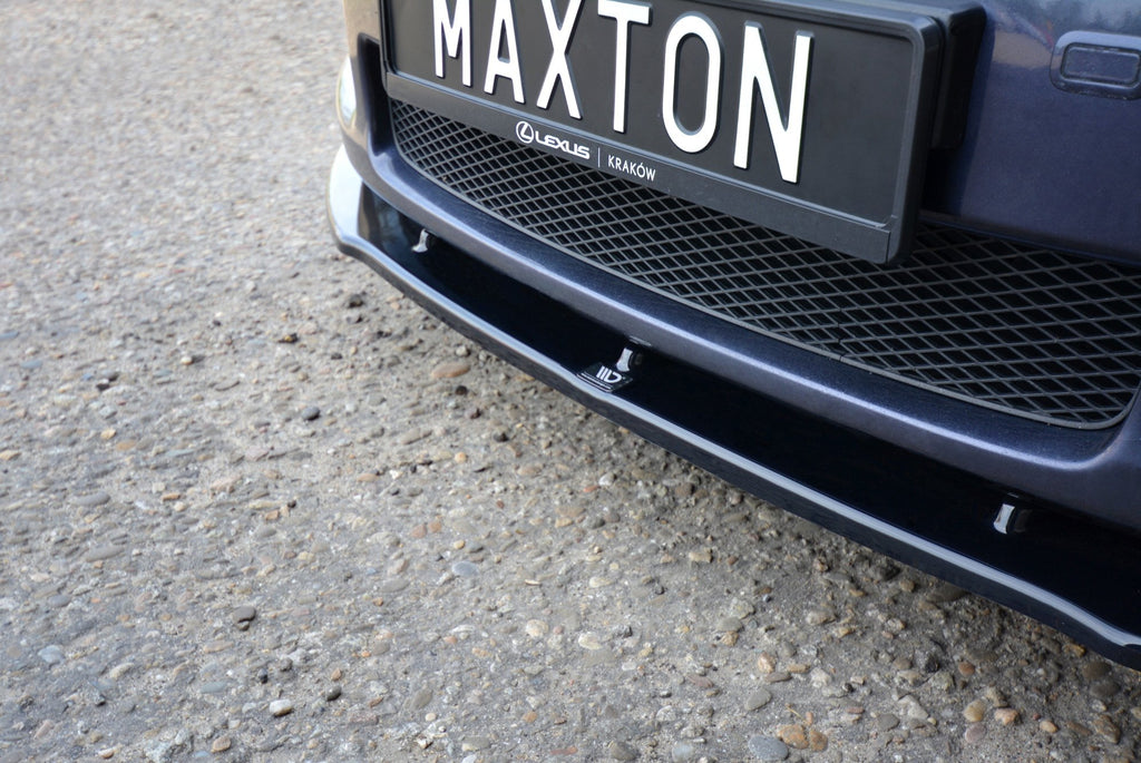 Maxton Design Street+ Spoilerlippe Front Ansatz V.1 passend für Lexus GS Mk3 schwarz Hochglanz