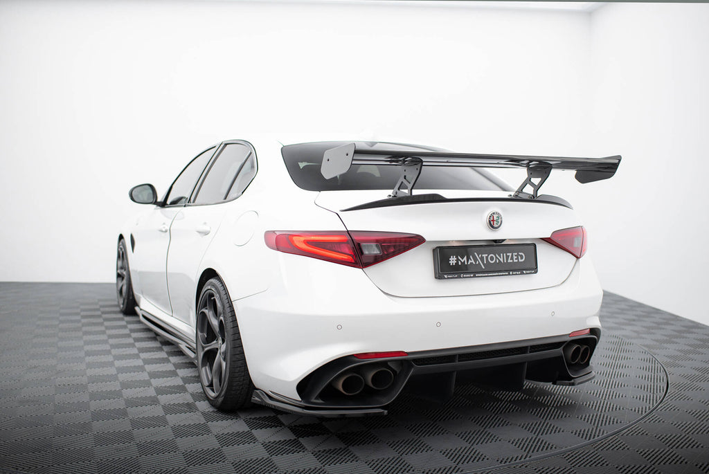 Maxton Design Carbon Spoiler Alfa Romeo Giulia Quadrifoglio für Alfa Romeo Giulia Quadrifoglio