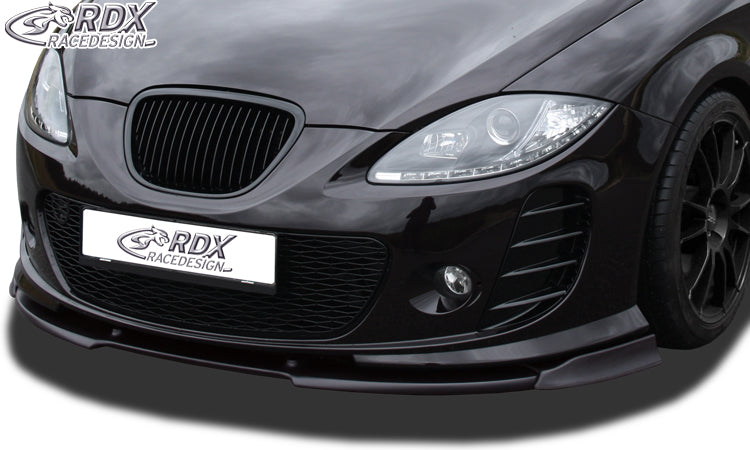 RDX Frontspoilerlippe VARIO-X für SEAT Leon 1P -2009 mit für SEAT Aerodynamik-Kit Frontlippe Front Ansatz Vorne Spoilerlippe