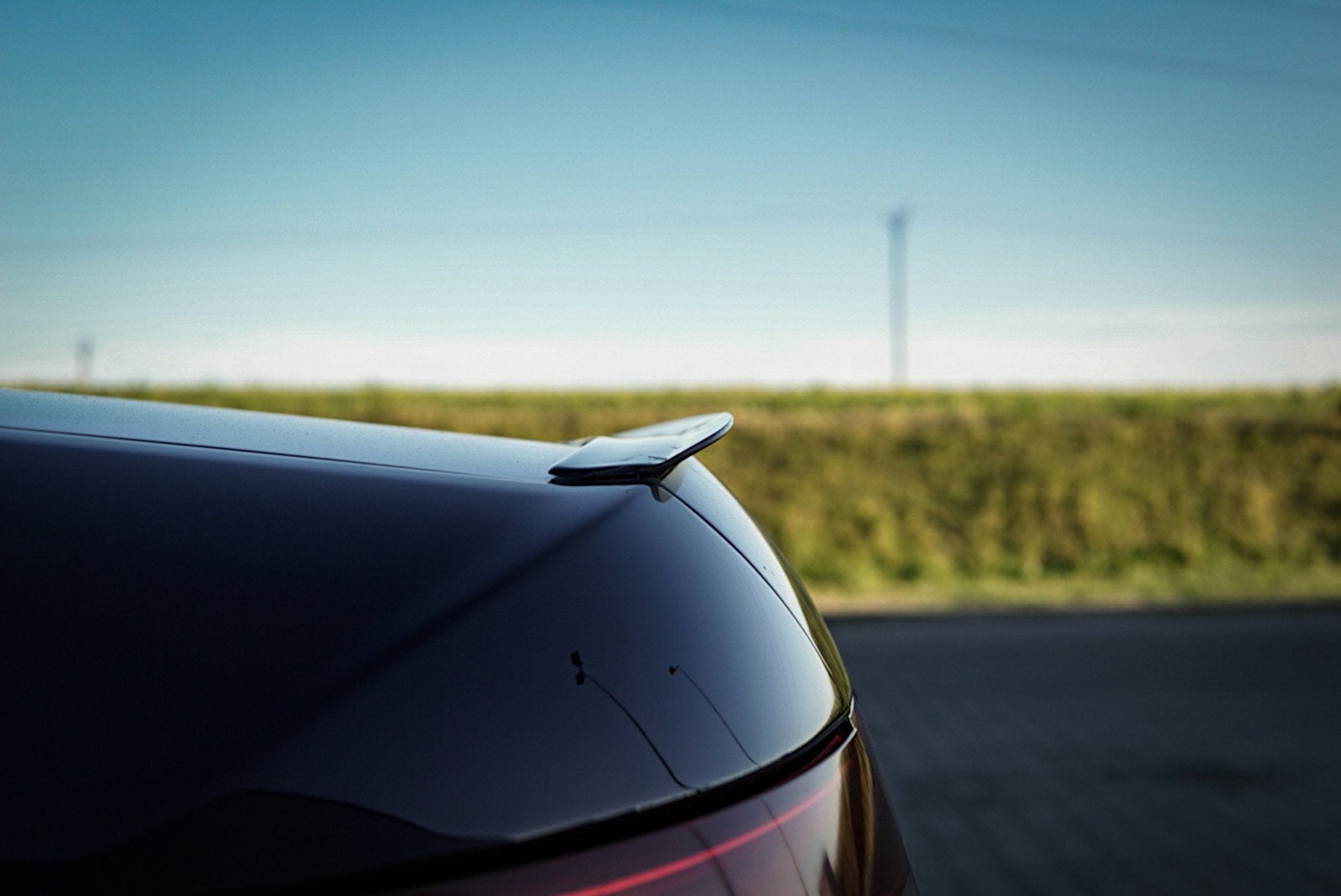 Maxton Design Spoiler CAP passend für Audi A6 S-Line C6 FL Limousine schwarz Hochglanz