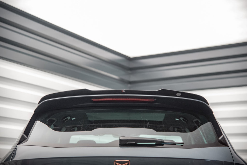 Maxton Design Spoiler CAP passend für Cupra Ateca Mk1 / Mk1 Facelift schwarz Hochglanz