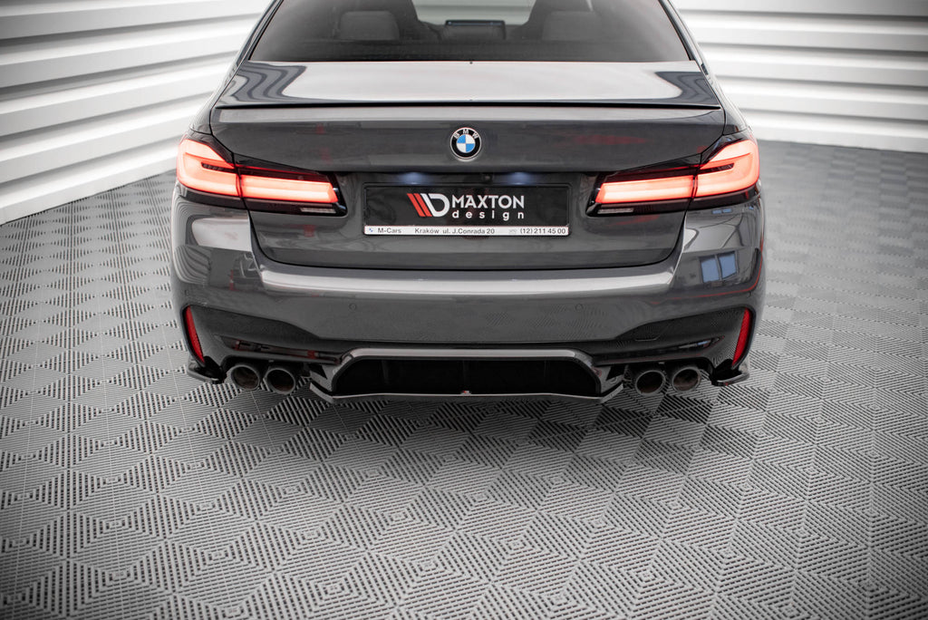 Maxton Design Heckansatz BMW M5 F90 schwarz Hochglanz für BMW M5 F90