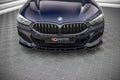 Maxton Design Street+ Spoilerlippe Front Ansatz V.3 passend für BMW 8 Coupe G15 / 8 Gran Coupe M Paket G16 schwarz Hochglanz