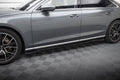 Maxton Design Street+ Seitenschweller Leisten passend für Audi A8 D5 schwarz Hochglanz