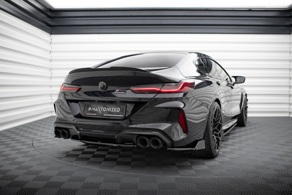 Maxton Design Heck Ansatz Flaps Diffusor V.1 + Flaps passend für BMW M8 Gran Coupe F93