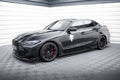 Maxton Design Street+ Seitenschweller Leisten passend für V.3 passend für BMW M3 Limousine / Touring G80 / G81 schwarz Hochglanz