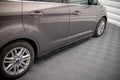 Maxton Design Street+ Seitenschweller Leisten passend für Ford C-Max Mk2 schwarz Hochglanz
