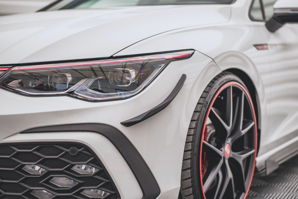 Maxton Design Stoßstangen Flaps Wings vorne Canards passend für VW Golf GTI Mk8