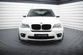 Maxton Design Street+ Spoilerlippe Front Ansatz passend für BMW X5 E70 Facelift M Paket schwarz Hochglanz
