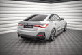 Maxton Design Heck Ansatz Flaps Diffusor V.1 passend für BMW 4er Gran Coupe M-Paket G26 schwarz Hochglanz