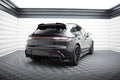 Maxton Design Heck Ansatz Flaps Diffusor passend für Porsche Macan GTS Mk1 Facelift 2 schwarz Hochglanz