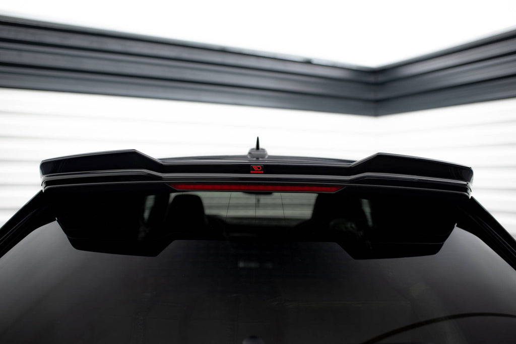 Maxton Design Höher Spoiler CAP 3D passend für Audi RSQ8 Mk1 Facelift schwarz Hochglanz