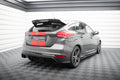 Maxton Design Diffusor Heck Ansatz passend für Ford Focus ST Mk3 Facelift (RS-Look) schwarz Hochglanz