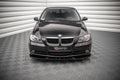 Maxton Design Street+ Spoilerlippe Front Ansatz V.1 passend für BMW 3er E90 schwarz Hochglanz