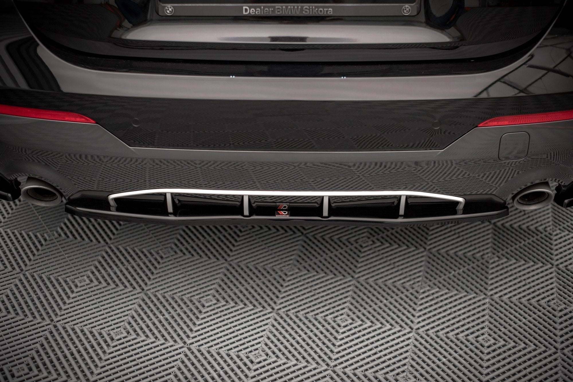 Maxton Design Heckansatz BMW 4er M-Paket G22 / G23 / G22 Facelift / G23 Facelift schwarz Hochglanz für BMW 4er Coupe