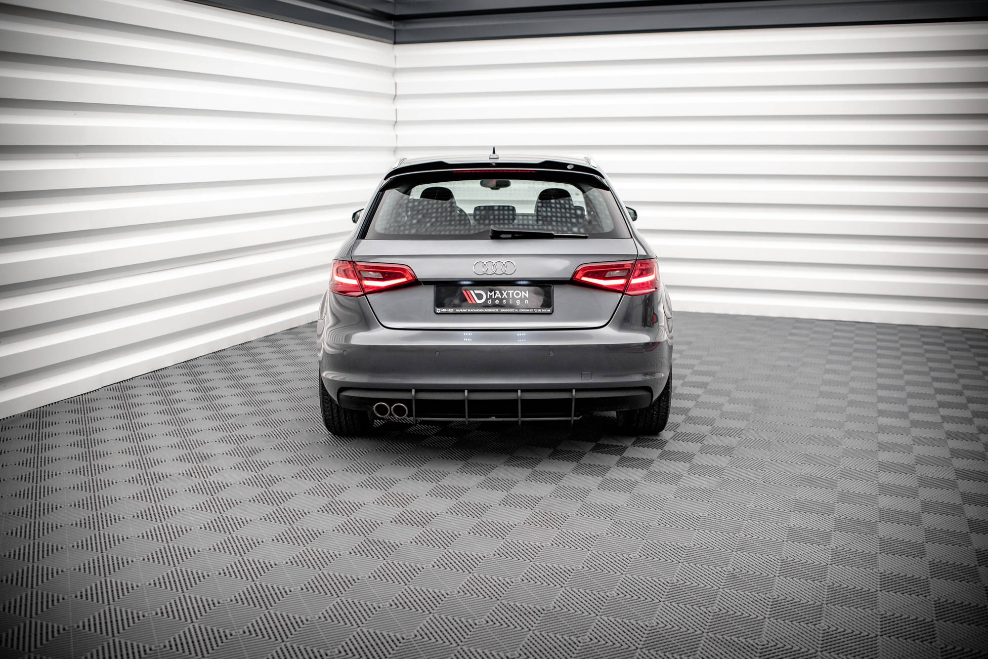 Maxton Design Street Pro Heckschürze passend für Audi A3 Sportback 8V