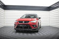 Maxton Design Street+ Spoilerlippe Front Ansatz passend für Seat Arona FR Mk1 schwarz Hochglanz