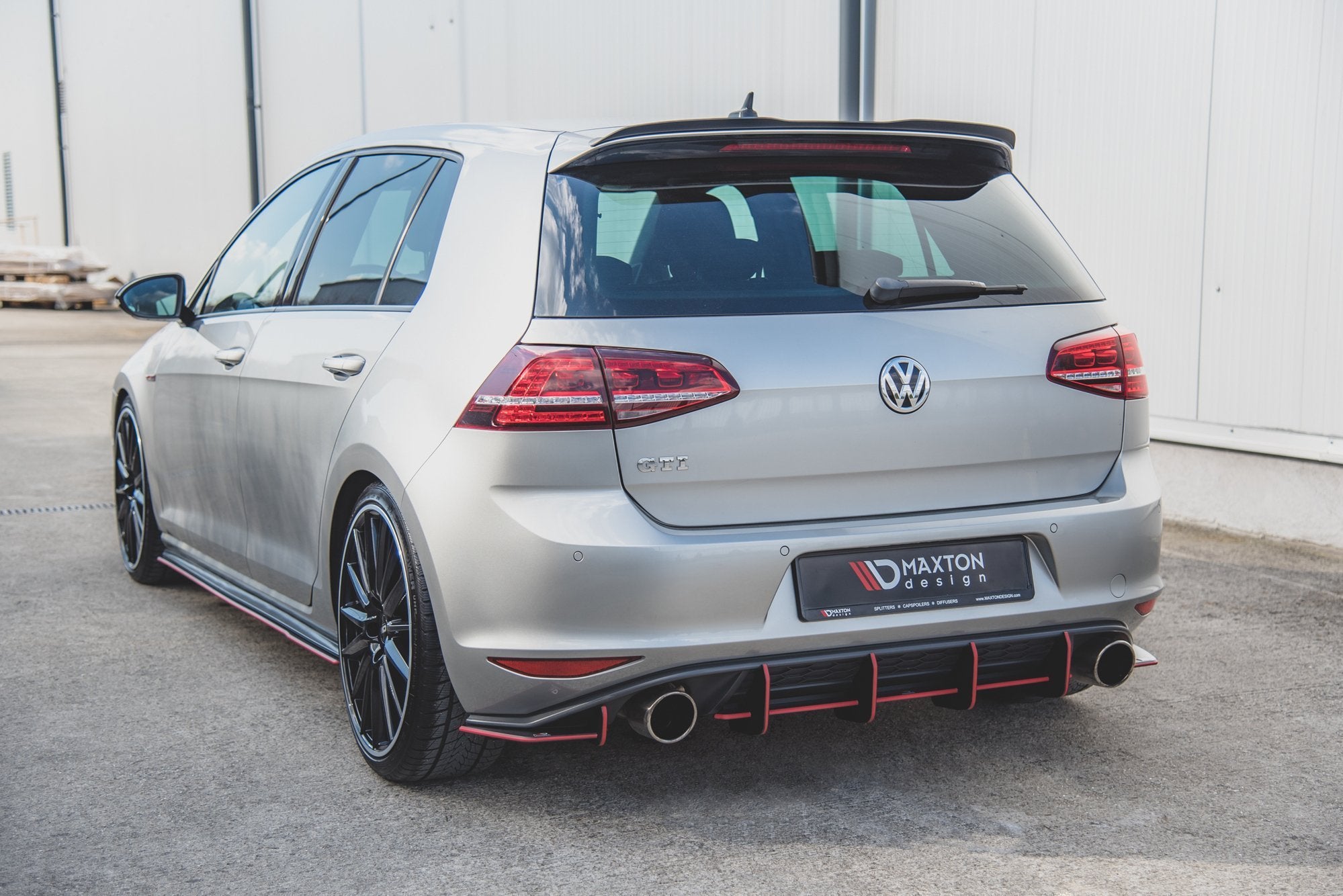 Maxton Design Street Pro Heckschürze V.1 passend für VW Golf 7 GTI