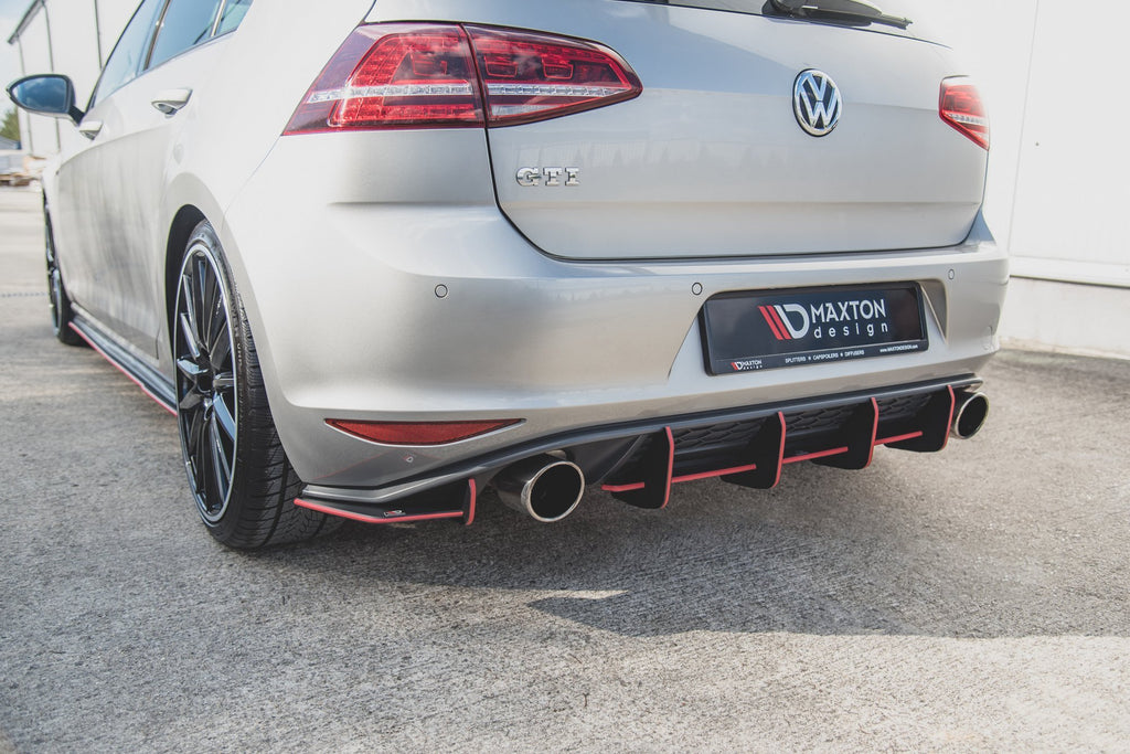 Maxton Design Street Pro Heckschürze V.1 passend für VW Golf 7 GTI