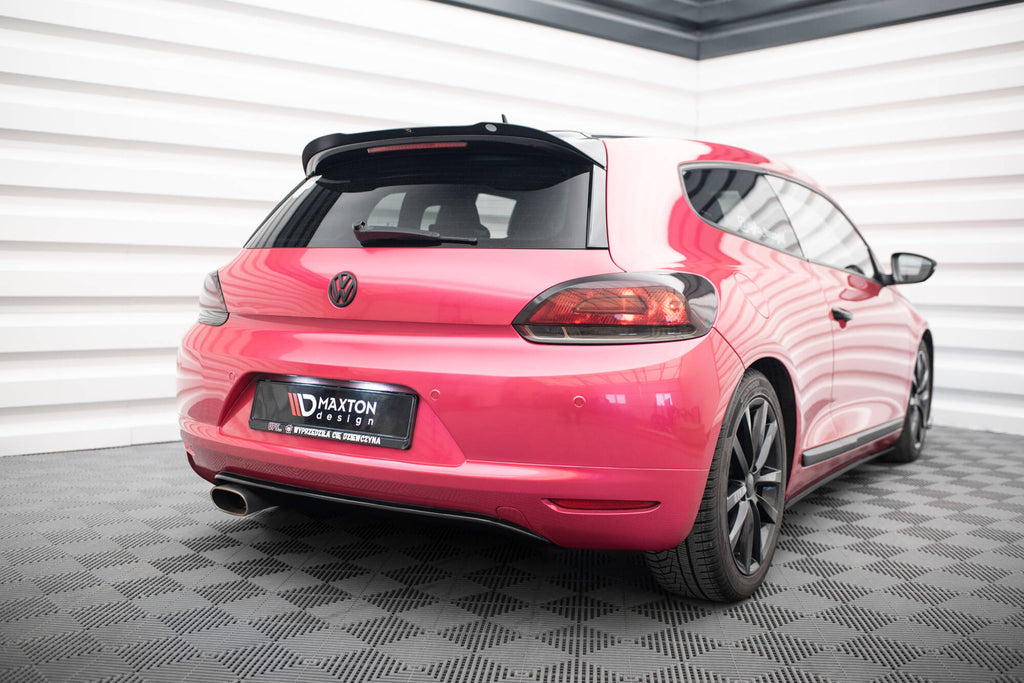 Maxton Design Spoiler CAP passend für VW Scirocco Mk3 schwarz Hochglanz