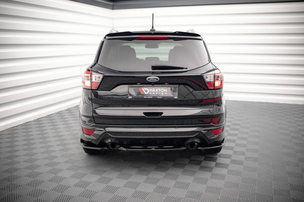 Maxton Design Heckansatz Ford Escape ST-Line Mk3 schwarz Hochglanz für Ford Escape Mk3