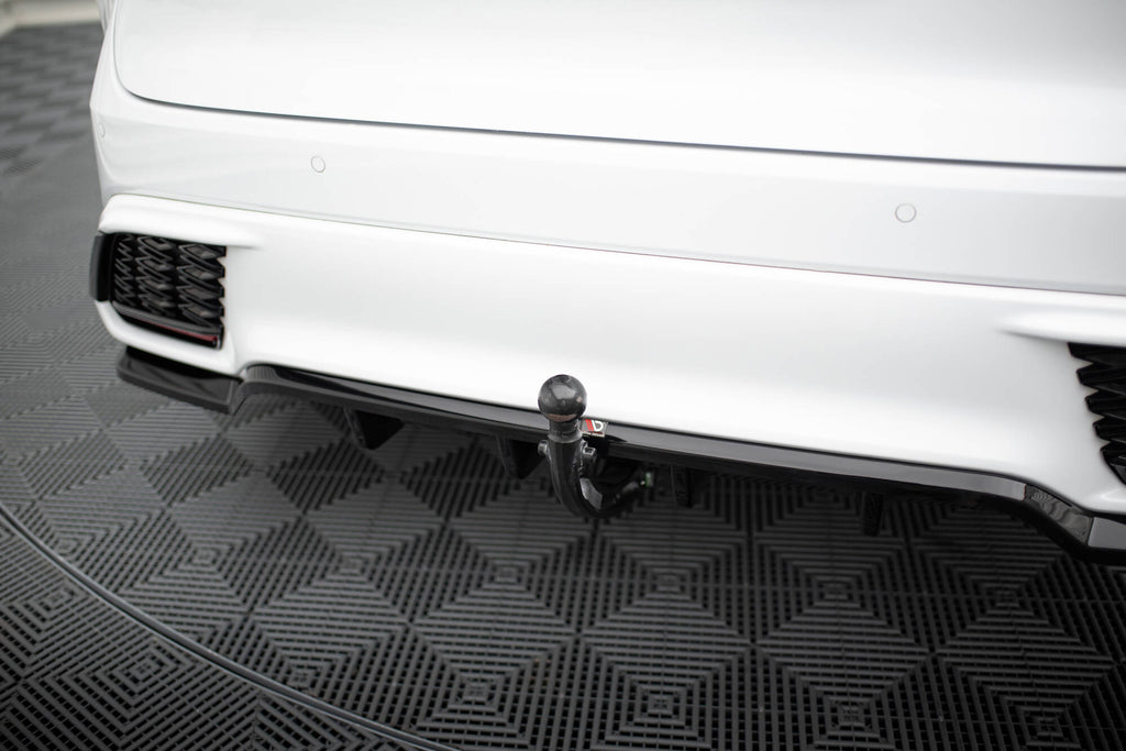 Maxton Design Street+ Mittlerer Diffusor RACE passend für Lexus RX F-Sport Mk5 schwarz Hochglanz