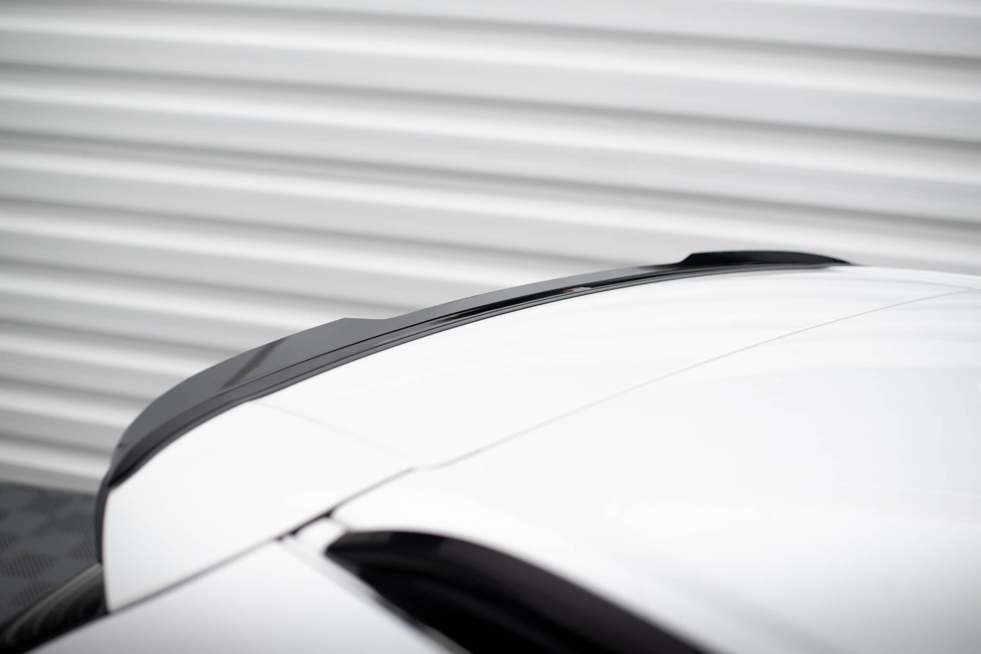 Maxton Design Spoiler CAP passend für BMW X5 E70 Facelift M Paket schwarz Hochglanz