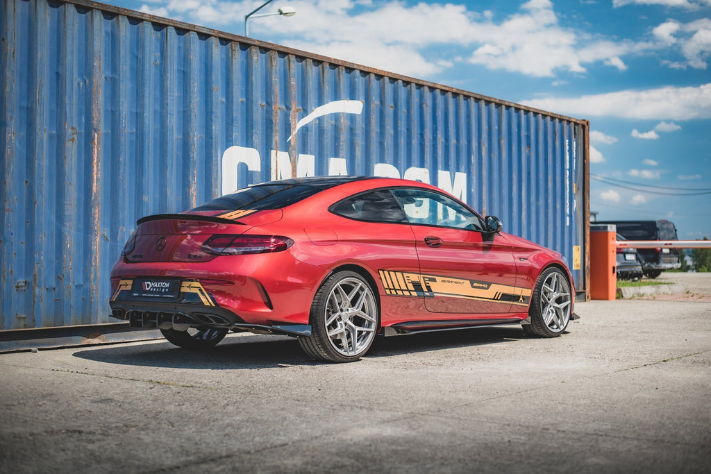 Maxton Design Street Pro Heckschürze passend für Mercedes-AMG C43 Coupe C205