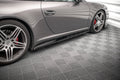 Maxton Design Street+ Seitenschweller Leisten passend für Porsche 911 Carrera / Carrera GTS 997 Facelift schwarz Hochglanz