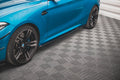 Maxton Design Seitenschweller Ansatz für V.2 für BMW M2 F87 Carbon Look