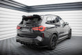 Maxton Design Heck Ansatz Flaps Diffusor V.2 passend für BMW X3 M F97 / F97 Facelift schwarz Hochglanz