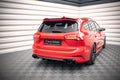Maxton Design Diffusor Heck Ansatz V.2 passend für Ford Focus Kombi ST Mk4 schwarz Hochglanz