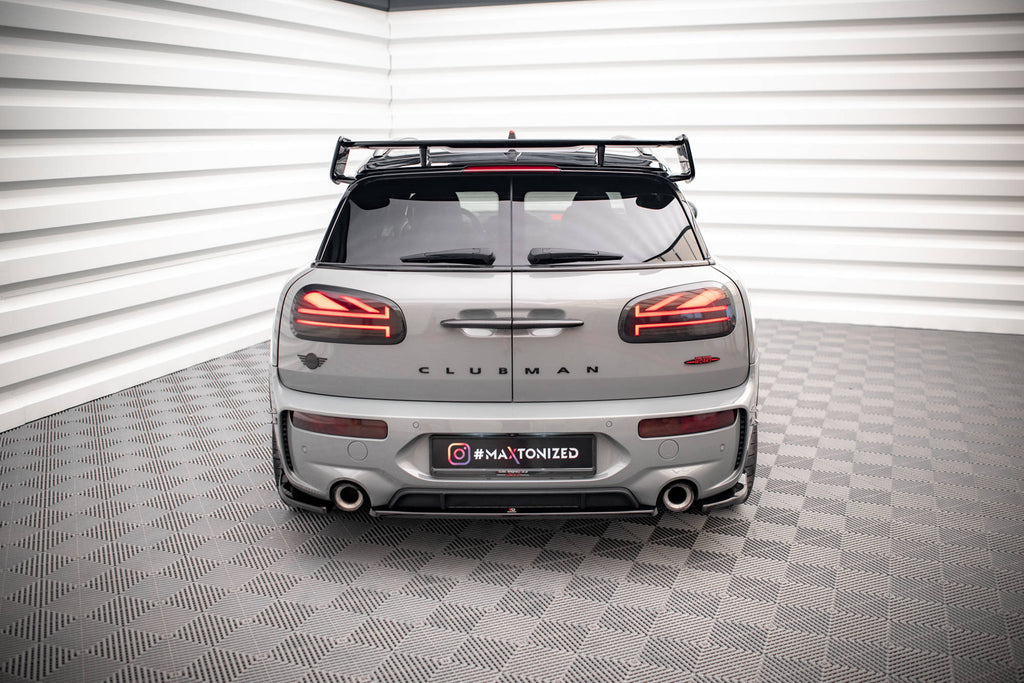Maxton Design Heckansatz Mini Cooper Clubman John Cooper Works F54 Facelift schwarz Hochglanz für Mini Clubman F54 Facelift