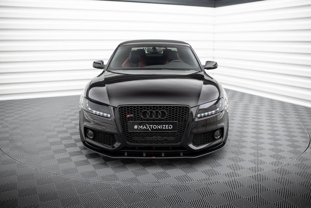 Maxton Design Street Pro Street+ Spoilerlippe Front Ansatz passend für Audi S5 / A5 S-Line 8T