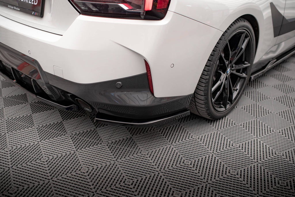 Maxton Design Heck Ansatz Flaps Diffusor V.2 passend für BMW 2 Coupe M-Paket G42 schwarz Hochglanz
