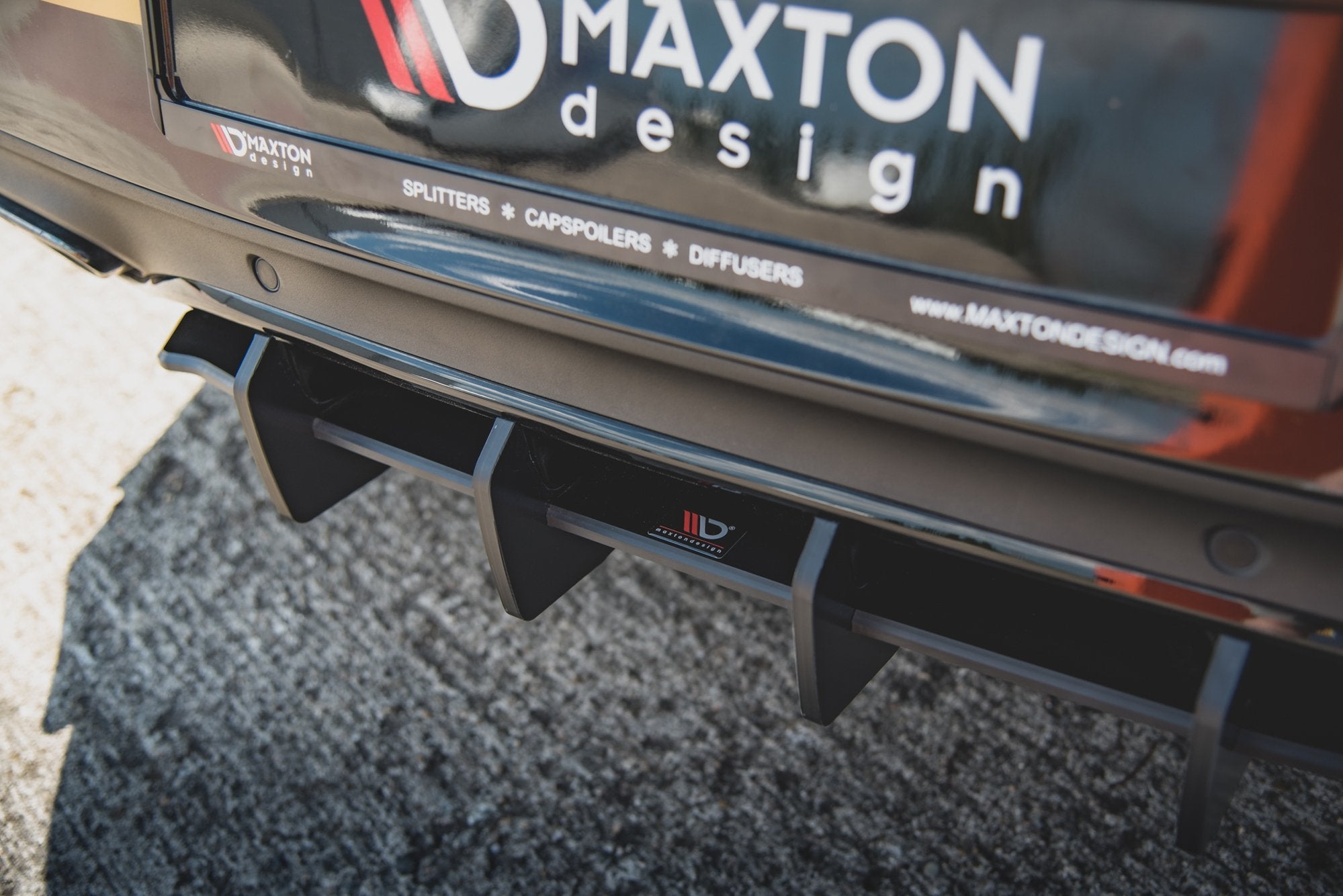 Maxton Design Street Pro Heckschürze passend für Mercedes-AMG C43 Coupe C205