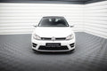 Maxton Design Street+ Spoilerlippe Front Ansatz V.2 passend für VW Golf R / R-Line Mk7 schwarz Hochglanz