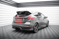 Maxton Design Heck Ansatz Flaps Diffusor V.2 passend für Ford Focus ST Mk3 Facelift schwarz Hochglanz