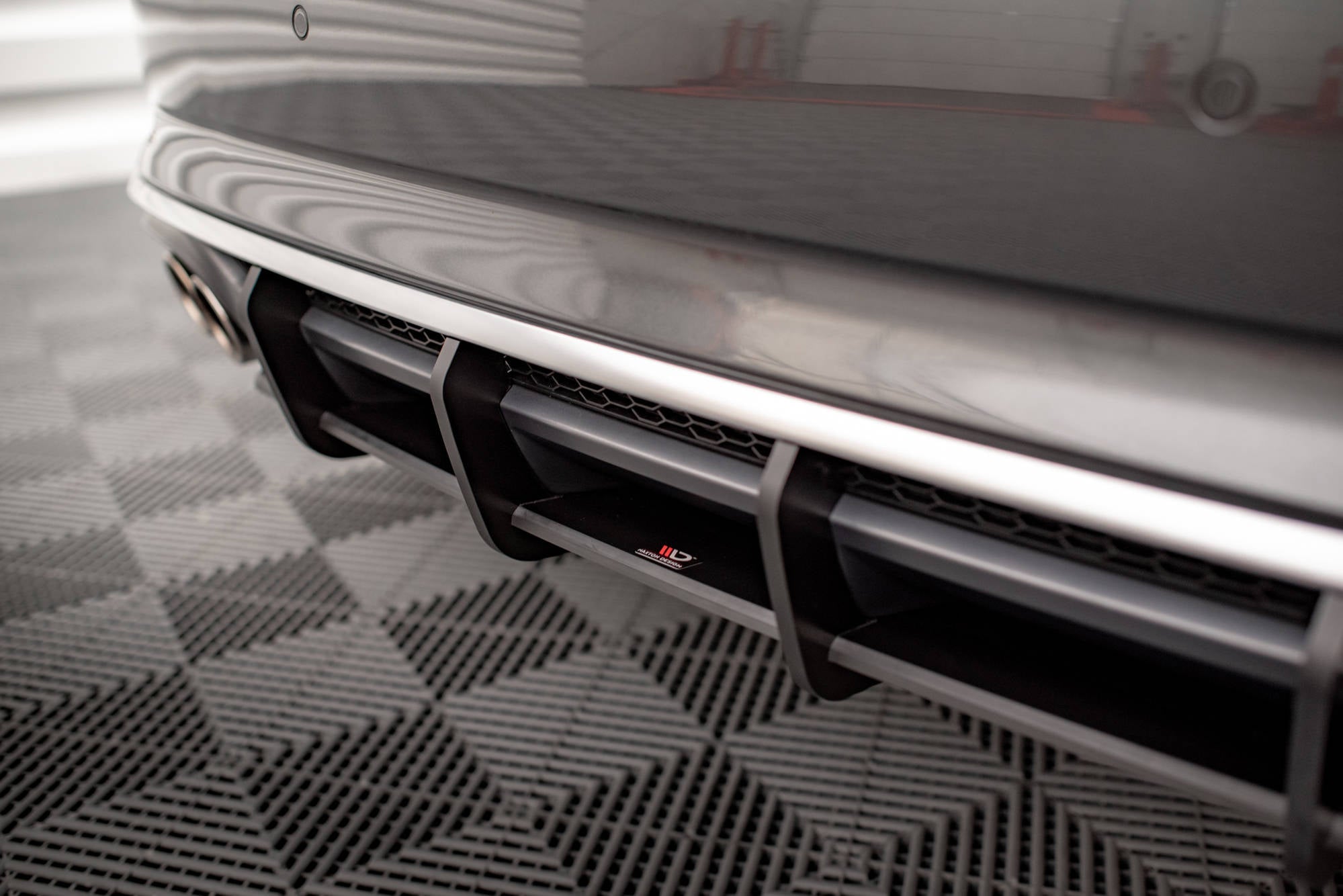 Maxton Design Street Pro Heckschürze passend für Audi S5 Coupe / Sportback F5